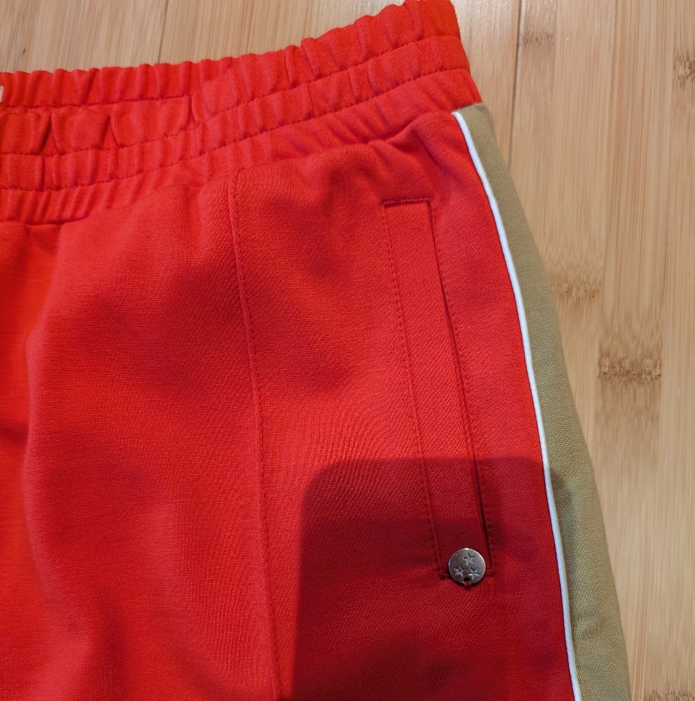 Scotch & Soda Bold Red Joggers with Tan Stripes - Picture 4 of 13